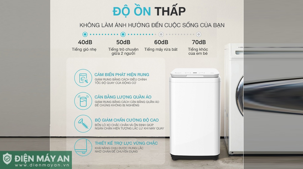 Máy giặt mini nhiệt độ cao Lumias 3 kg WS050WH